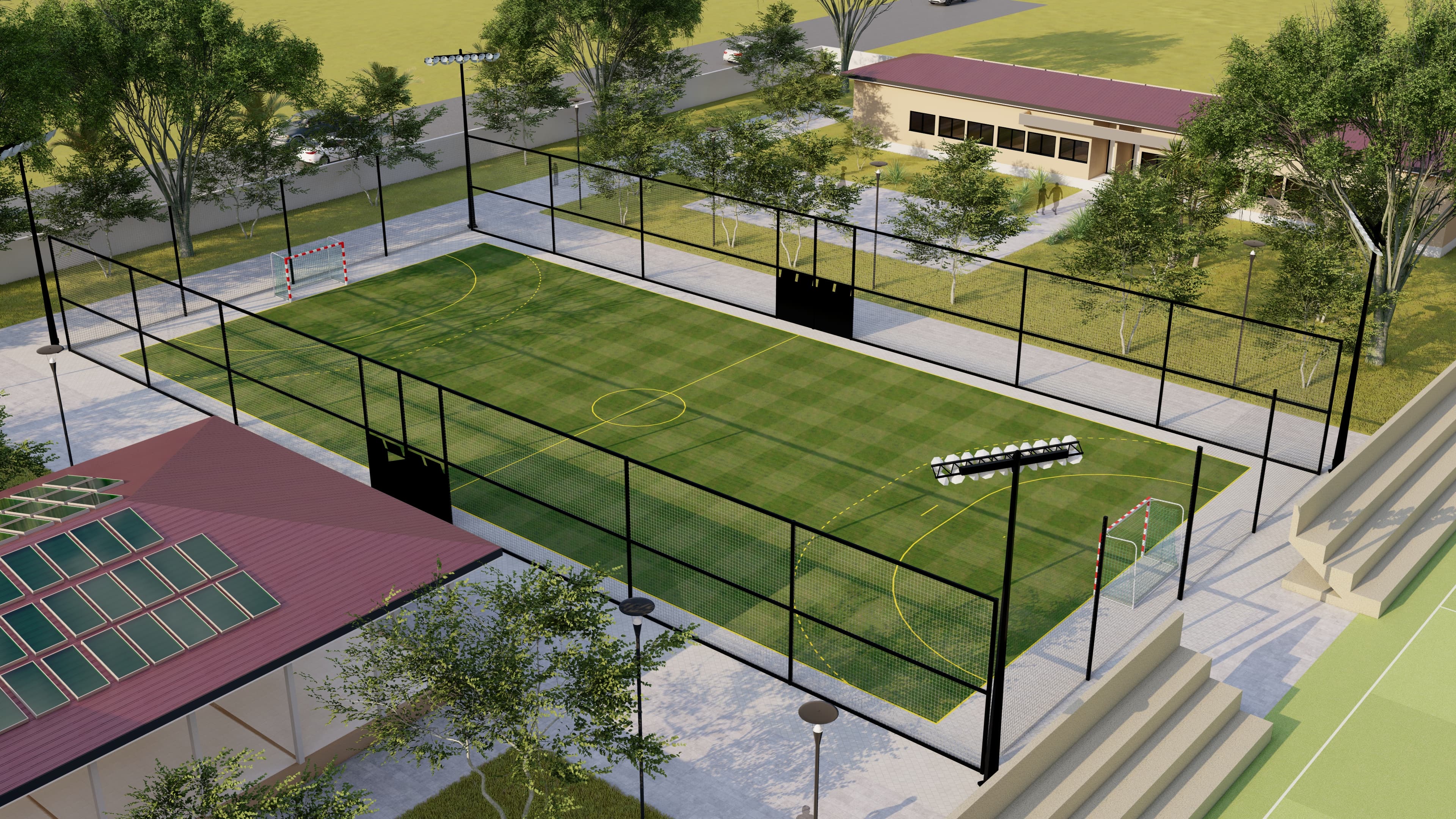 Sports facilities at the Sunyani Centre