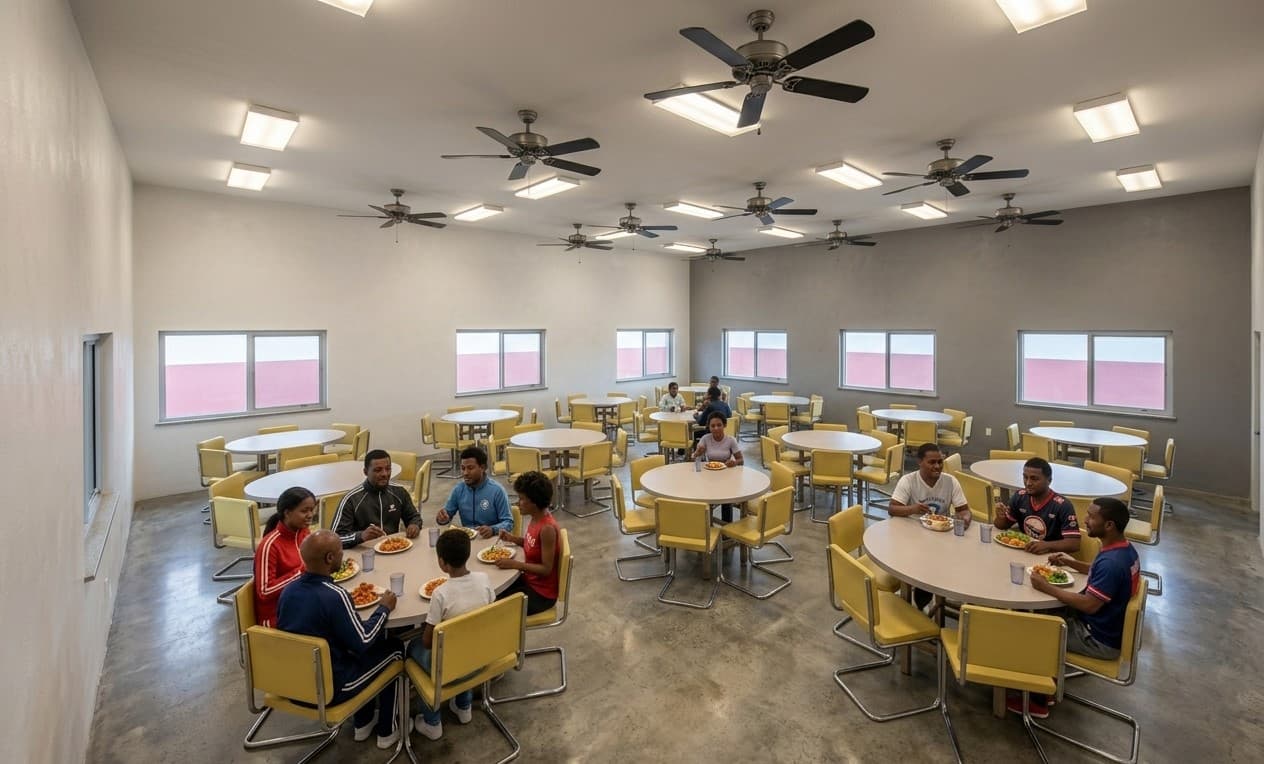 Community Café and Social Space facilities at the Sunyani Centre