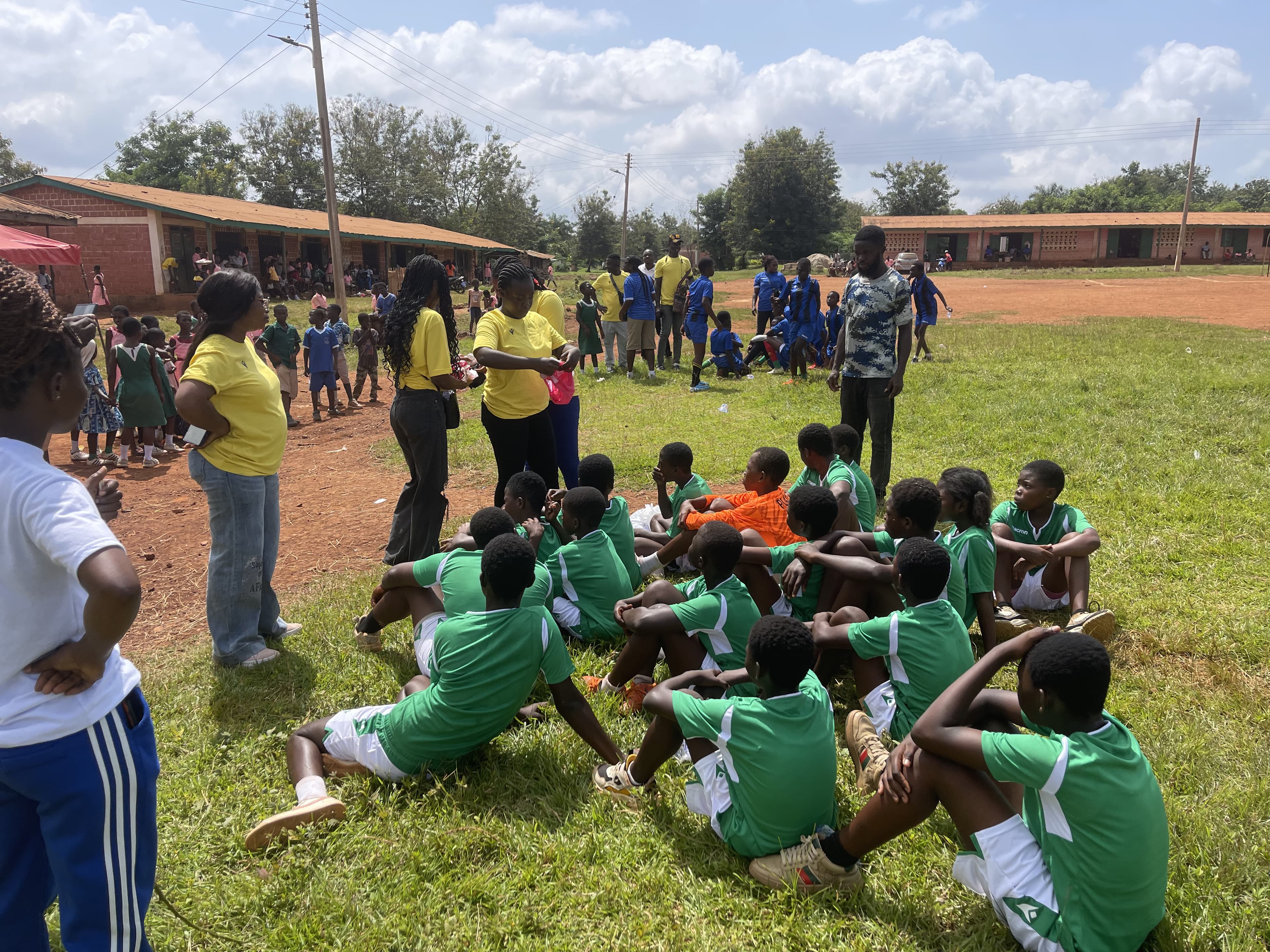 Empowering Girls Through Football and Menstrual Health Education in Kwatire