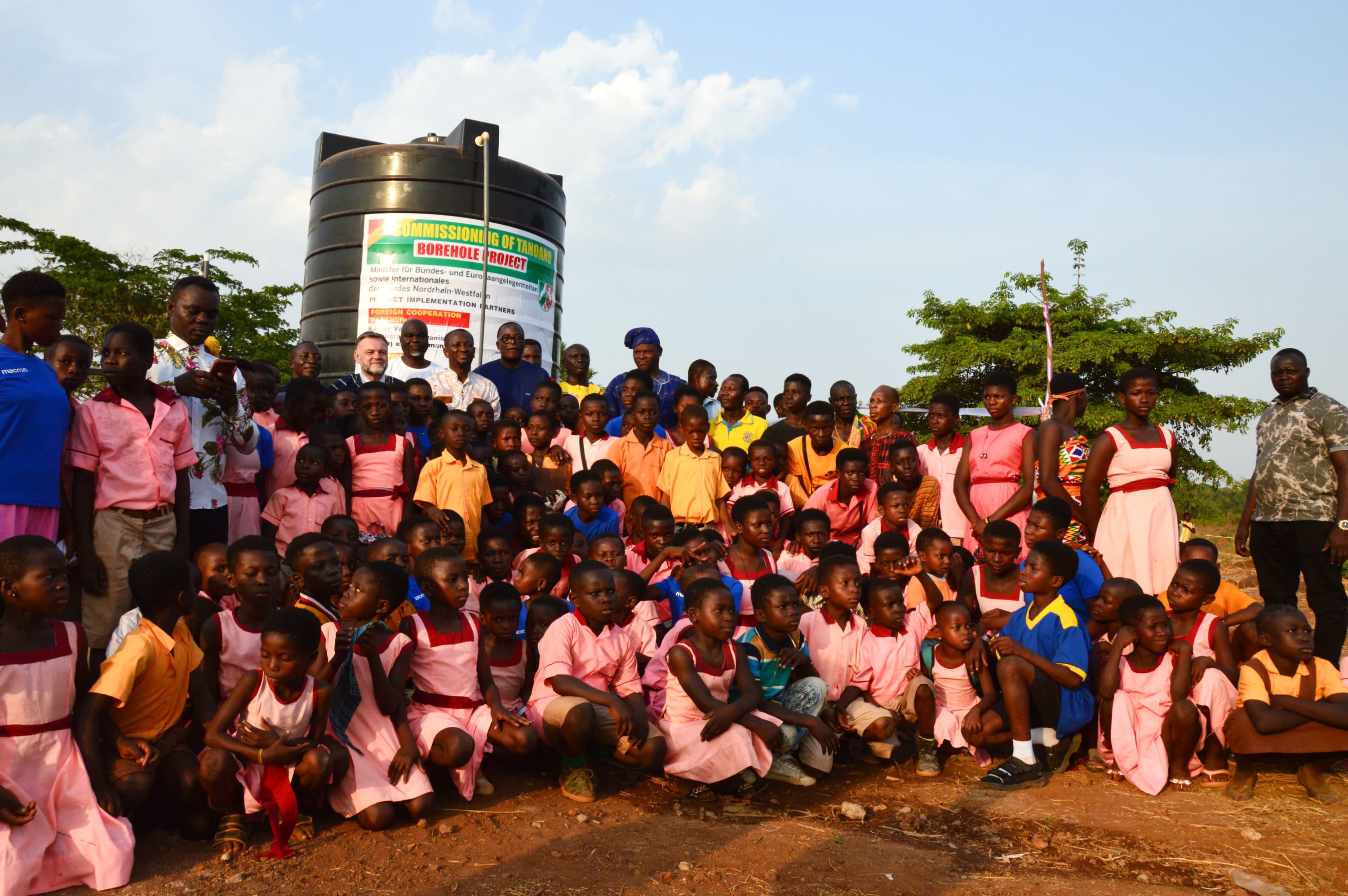 Deputy Attorney-General Inaugurates Solar-Powered Borehole for Tanoano Community